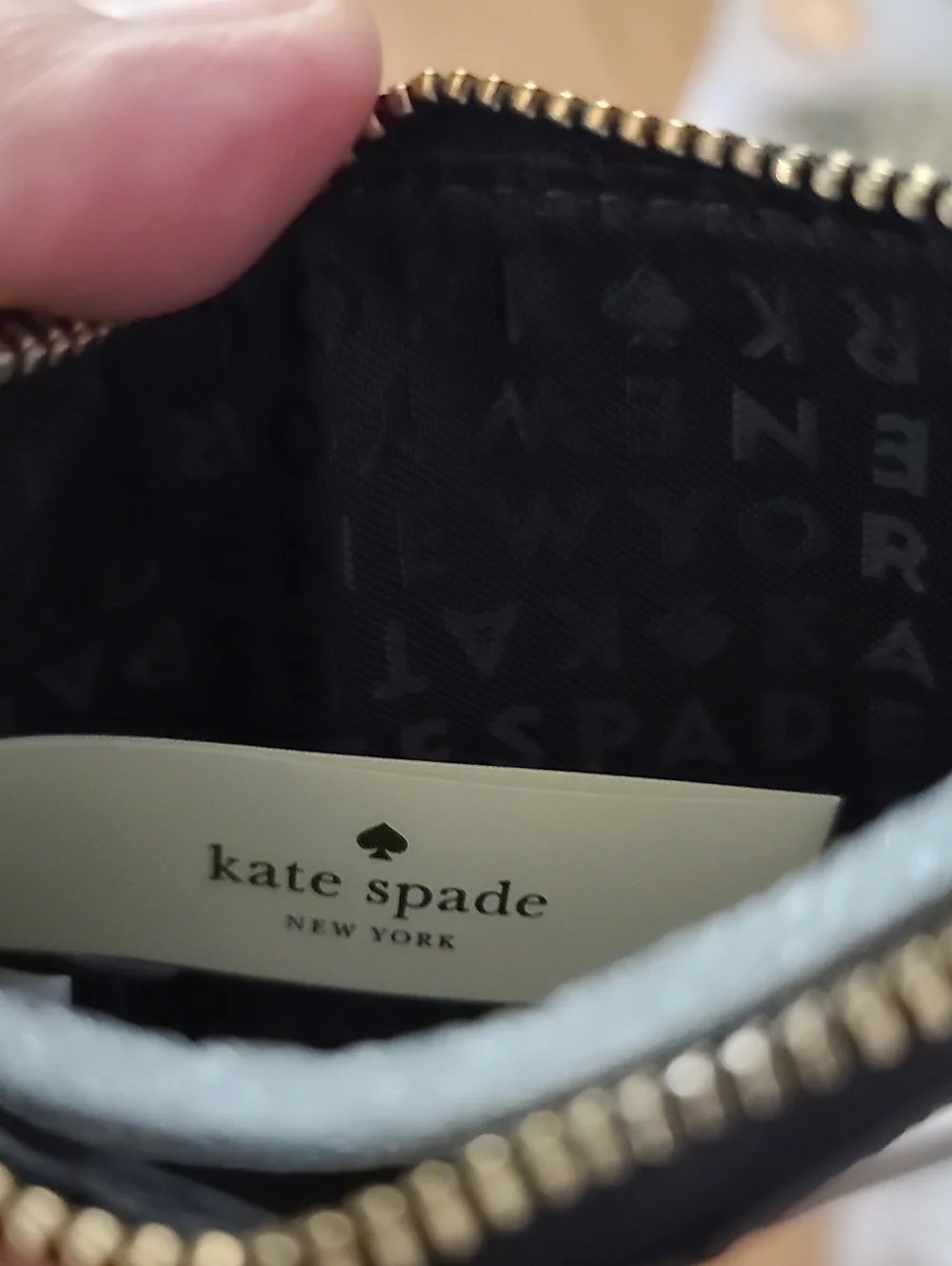 Kate Spade Glitter Card Holder Pouch